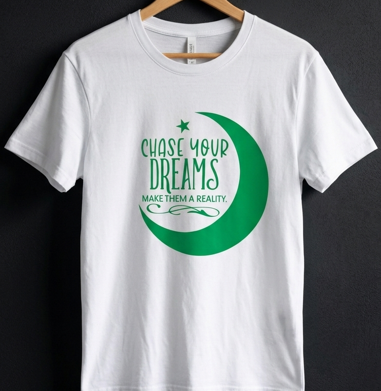 Chase Your Dreams | Crescent Moon Graphic Tee