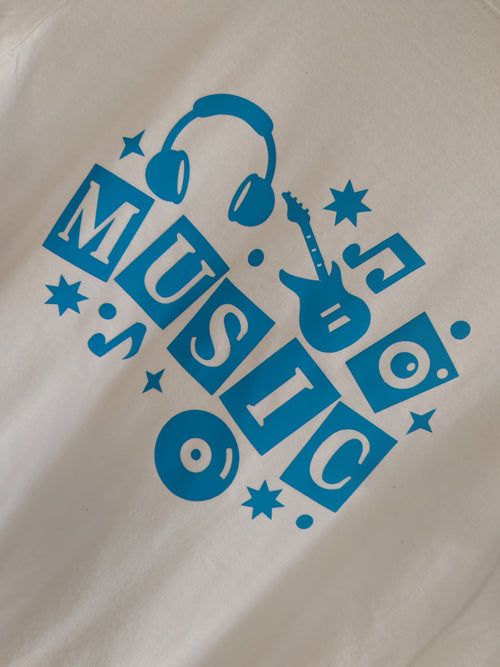 Custom Music Icon T-Shirt | Premium HTV Vinyl Print